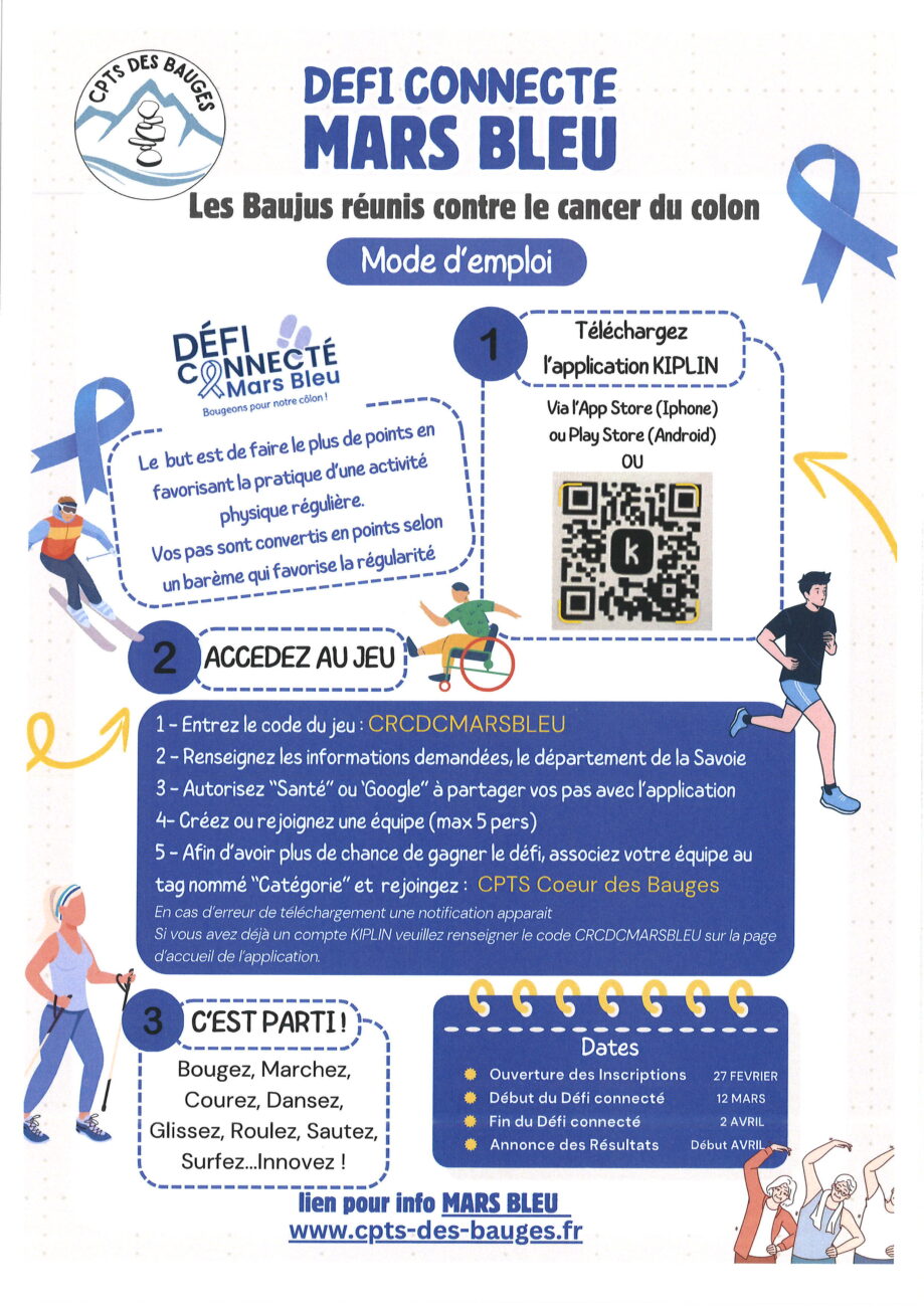 Mars Bleu : Sensibilisation au cancer colorectal